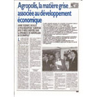Agropolis, la matière grise associée au développement économique
