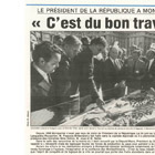 Le Président de la République à Montpellier : "C'est du bon travail"