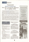 Unanimité pour le tramway lors du Conseil de District du 17 juillet 1995