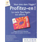 Vous vivez dans l'agglo? Profitez-en, la carte pass' agglo est offerte