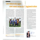 Les valeurs du sport sont  aussi celles de l'Agglomération - Edito