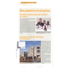 Deux pépinières d'entreprises