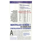 Montpellier numéro 1 en Europe pour l'installation des entreprises